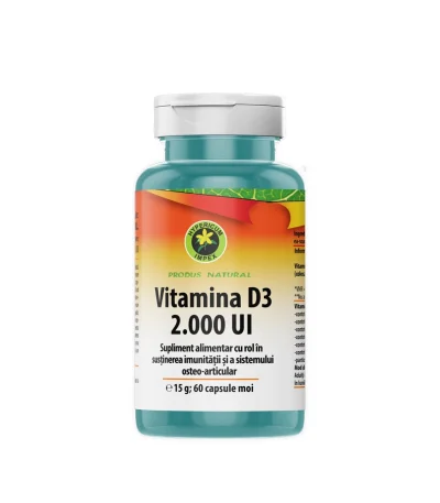 Capsule Vitamina D3 2.000 UI