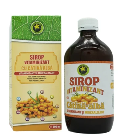 Sirop Vitaminizant cu Catina alba cu zahar 500 ml