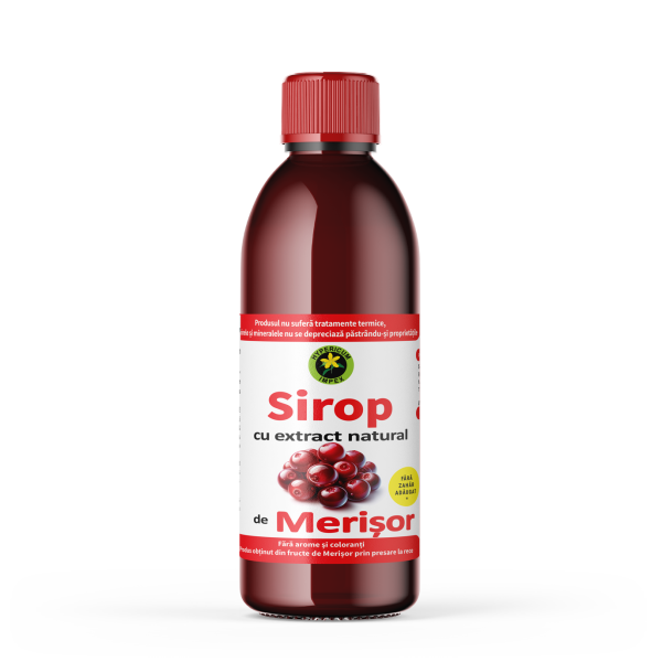 Sirop de Merisor fara zahar 500ml