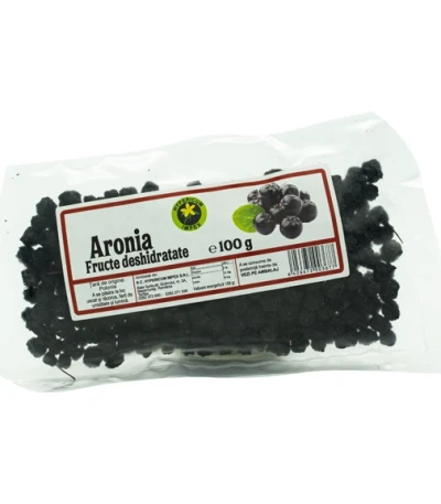 Aronia fructe deshidratate 100 gr