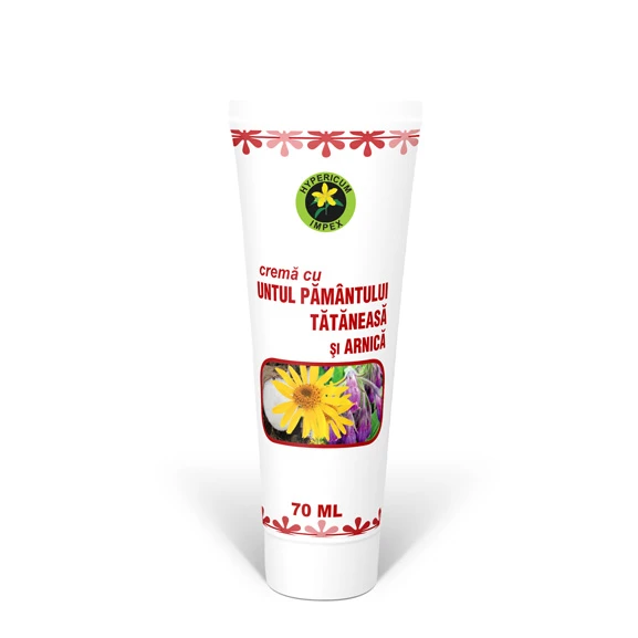 Crema cu Untul Pamantului, Tataneasa si Arnica 70ml