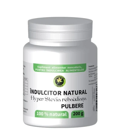 Indulcitor Hyper Stevia rebaudiana 200g