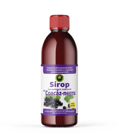 Sirop de Coacaz-negru fara zahar 500ml