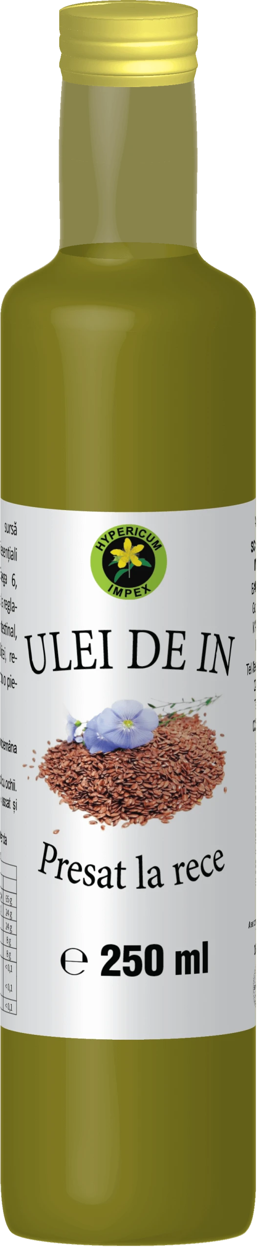 Ulei de in presat la rece 250 ml