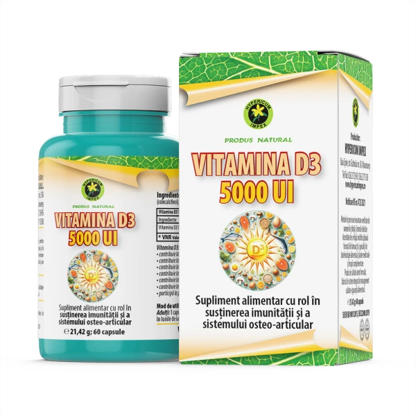 Capsule Vitamina D3 5000 UI