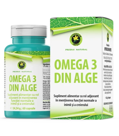 Capsule Omega 3 din Alge