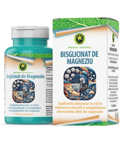 Capsule Bisglicinat de Magneziu