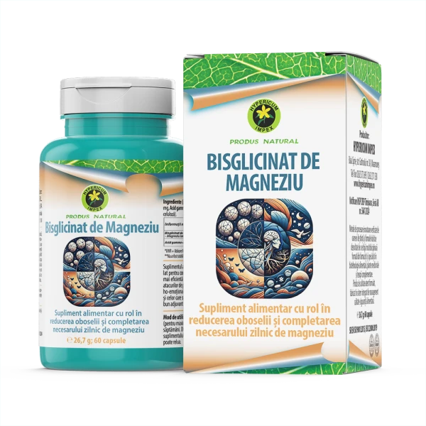 Capsule Bisglicinat de Magneziu