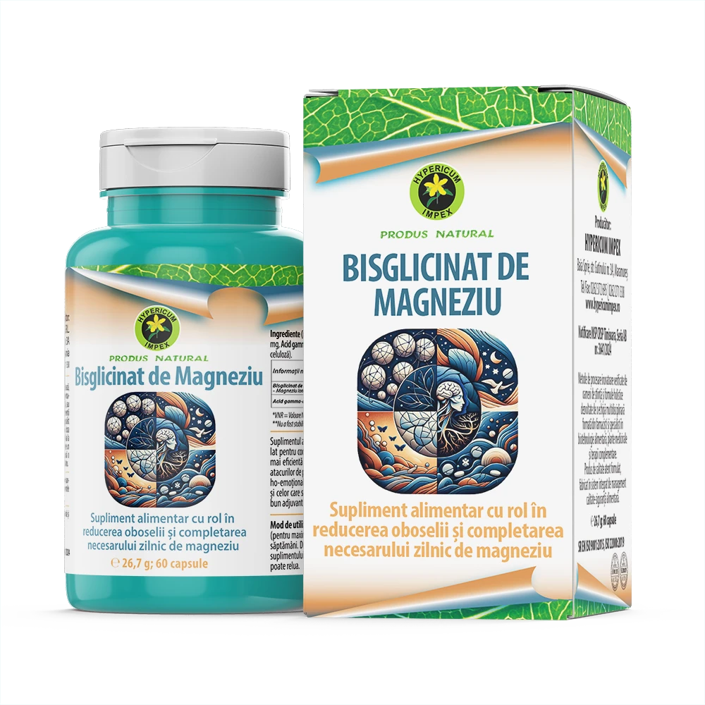 Capsule Bisglicinat de Magneziu