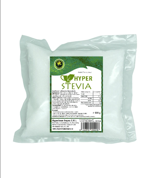 Indulcitor Hyper Stevia Rebaudiana 500g
