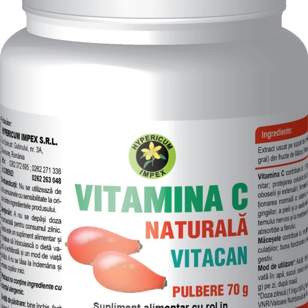 Vitamina C Naturala Vitacan 70g