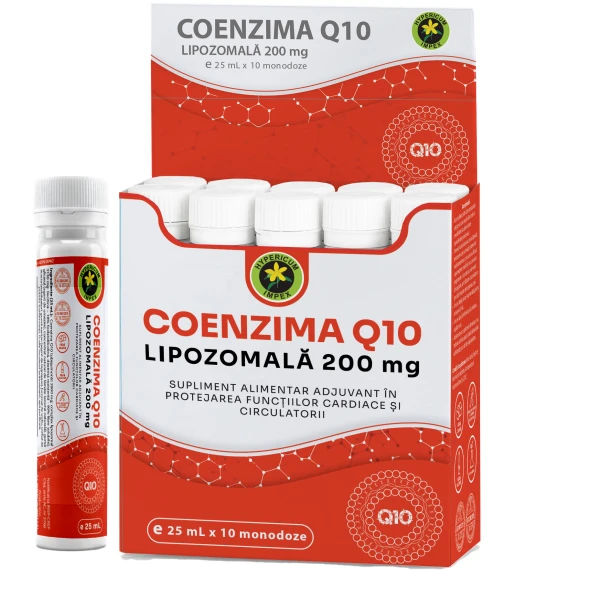 Coenzima Q10 Lipozomală 25 mL x 10 monodoze