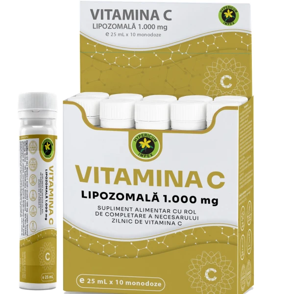 Vitamina C Lipozomală 1.000 mg 25 mL x 10 monodoze
