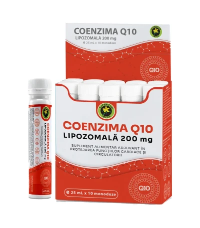 Coenzima Q10 Lipozomală 25 mL x 10 monodoze
