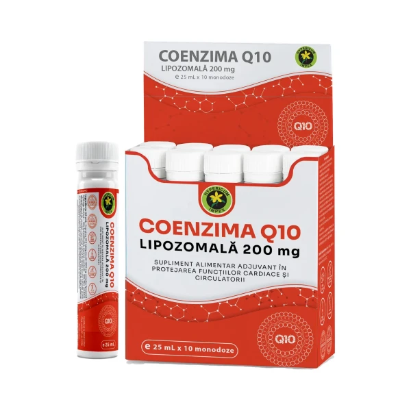 Coenzima Q10 Lipozomală 25 mL x 10 monodoze