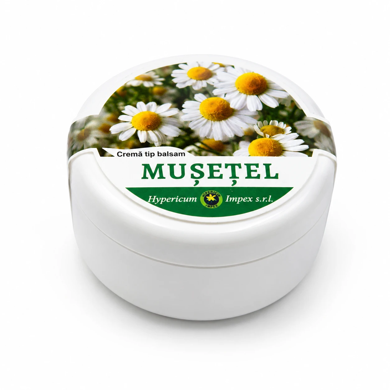 Crema tip balsam cu mușețel este destinată îngrijirii pielii sensibile, uscate sau iritate, oferind o senzație plăcută de calmare și confort