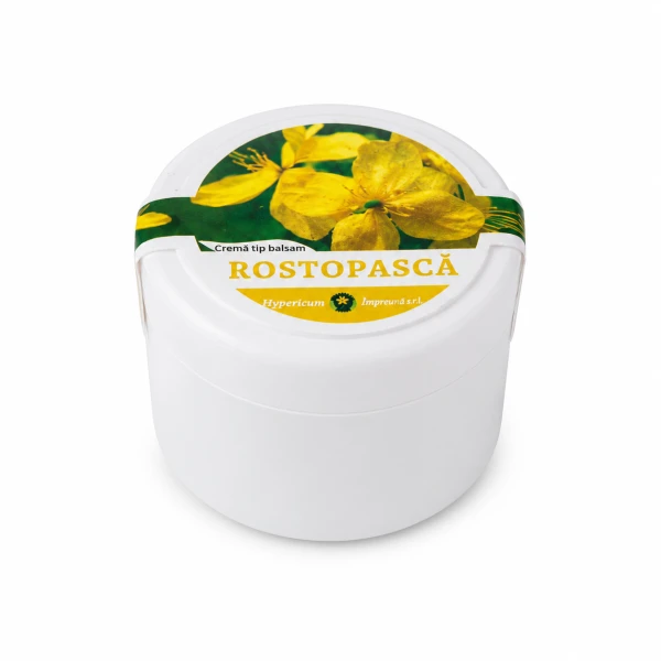 Crema tip balsam Rostopască 30ml este recomandată pentru calmarea durerilor de picioare și articulații. Acțiune antivirală, antiinflamatoare și cicatrizantă