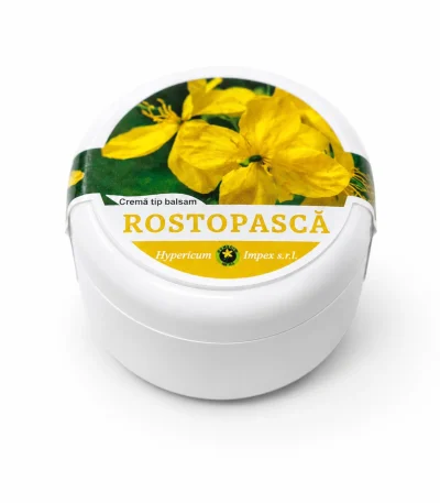 Crema tip balsam Rostopască 90ml este recomandată pentru calmarea durerilor de picioare și articulații. Acțiune antivirală, antiinflamatoare și cicatrizantă