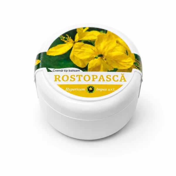Crema tip balsam Rostopască 90ml este recomandată pentru calmarea durerilor de picioare și articulații. Acțiune antivirală, antiinflamatoare și cicatrizantă