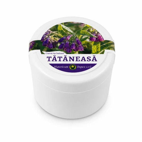 Crema tip balsam Tătăneasă este o alegere excelentă pentru atenuarea durerilor asociate reumatismului, artritelor, contuziilor sau hemoroizilor.
