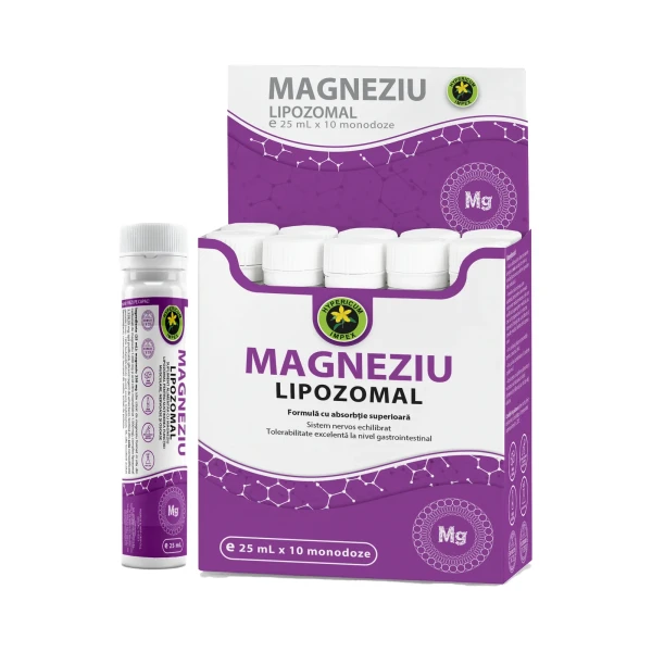 Magneziu Lipozomal - pentru a minimiza cât mai mult riscul dezvoltării problemelor osteoarticulare, neurologice, cardiovasculare sau musculare cauzate de către factorii exogeni și endogeni de stres.