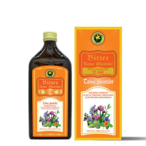 Bitter Taina Plantelor 200ml - Supliment alimentar, obținut din 30 de plante medicinale, cu rol tonic și stimulent general al organismului.