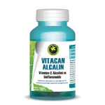 Capsule Vitacan Alcalin: atent formulat pentru completarea necesarului de vitamina C din organism și echilibrarea balanței acido-bazice.