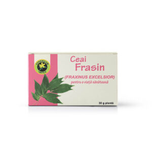 Ceai Frasin vrac - ajută la reglarea tranzitului intestinal lent și la eliminarea toxinelor pe cale urinară și sudoripară.