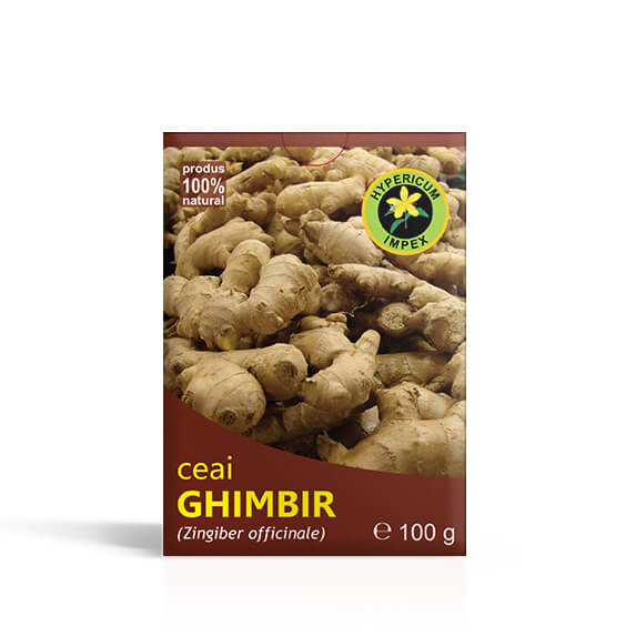 Ceai Ghimbir vrac - adjuvant al proceselor: digestive, coleretic-colagoge, antiemetice, antiinflamatoare, expectorante ale organismului.
