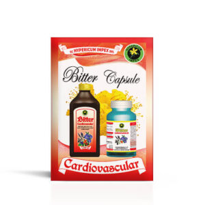 Bitter Cardiovascular + Capsule - Supliment alimentar, obținut din 30 de plante medicinale, cu rol tonic și protector la nivel cardiovascular