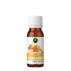 Ulei esential de Mandarine 10ml - calmant și relaxant asupra sistemului nervos, inducând un somn liniștit și profund prin caracterul sedativ