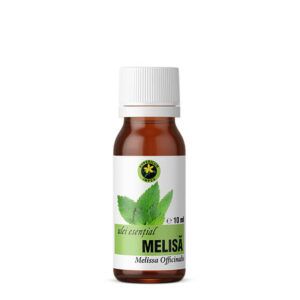 Ulei esential de Melisa 10ml - Contribuie la strângerea porilor dilatați specifici tenurilor grase și la combate ridurile fine specifice tenurilor mature
