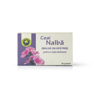 Ceai Nalba vrac - supliment alimentar cu rol în menținerea sănătății sistemelor respirator și digestiv, având un efect protector și calmant.