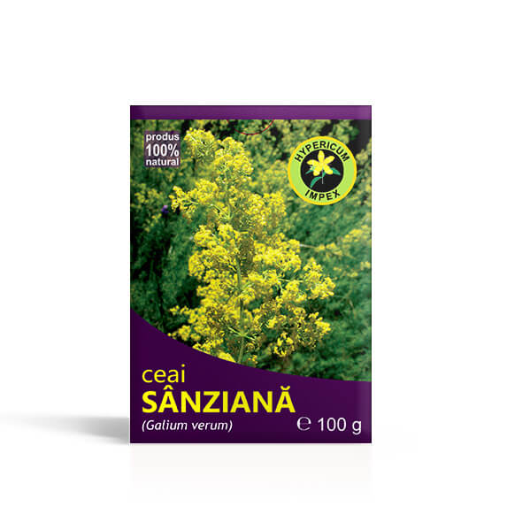 Ceai Sanziana vrac - aliat puternic în reglarea funcției tiroidiene; util și în menținerea sănătății tractului urinar și sistemului nervos.