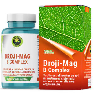 Capsule Droji Mag B Complex - vitaminizează și mineralizează organismul, susținand activității cerebrale în perioadele solicitante.