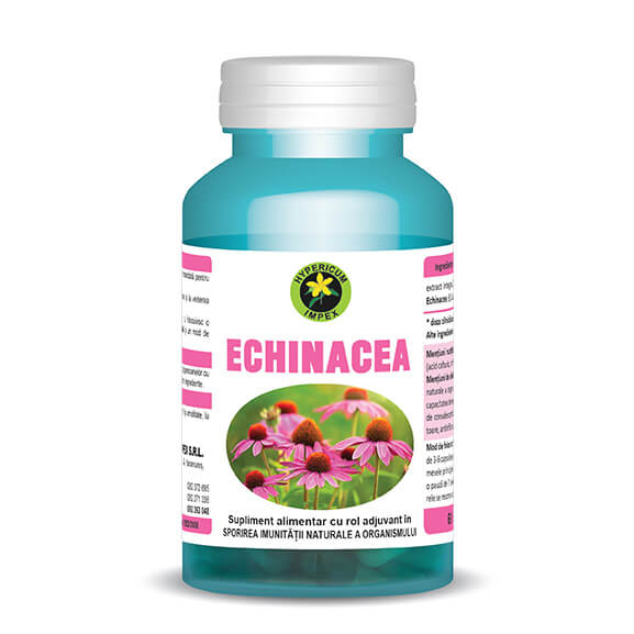 Capsule Echinacea - susține rezistența naturală și capacitatea de regenerare a organismului în perioadele de convalescență.