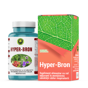 Capsule Hyper Bron - este un remediu natural recomandat pentru combaterea afectiunilor inflamatorii ale aparatului respirator.