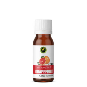 Ulei Esential de Grapefruit 10ml – Produs cu rol in curățarea pielii și scalpului, utilizat în cosmetică îndeosebi pentru tenul gras.