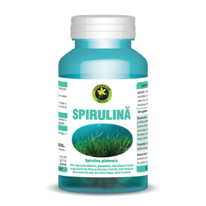 Capsule Spirulina - este un produs Hypericum Impex, supliment alimentar cu rol in detoxifierea si revitalizarea organismului.
