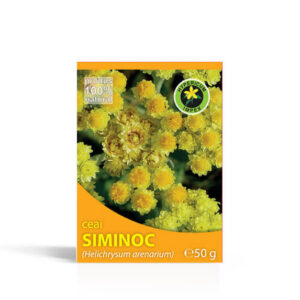 Ceai Siminoc vrac - supliment alimentar cu rol de susținere a sistemelor digestiv și renal; tonifieaza colecistul; protejează ficatul etc.