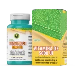 Capsule Vitamina D3 5000 UI Supliment alimentar cu rol în susținerea imunității și a sistemului osteo-articular de la Hypericum Impex
